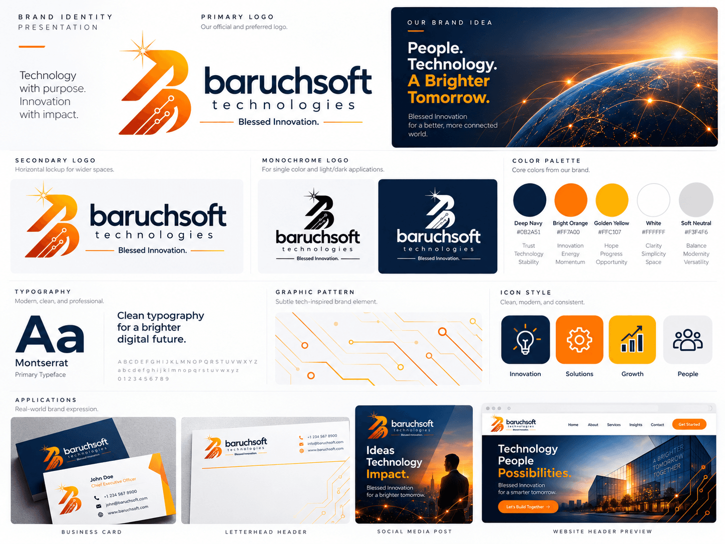 Baruchsoft Technologies Brand Spec