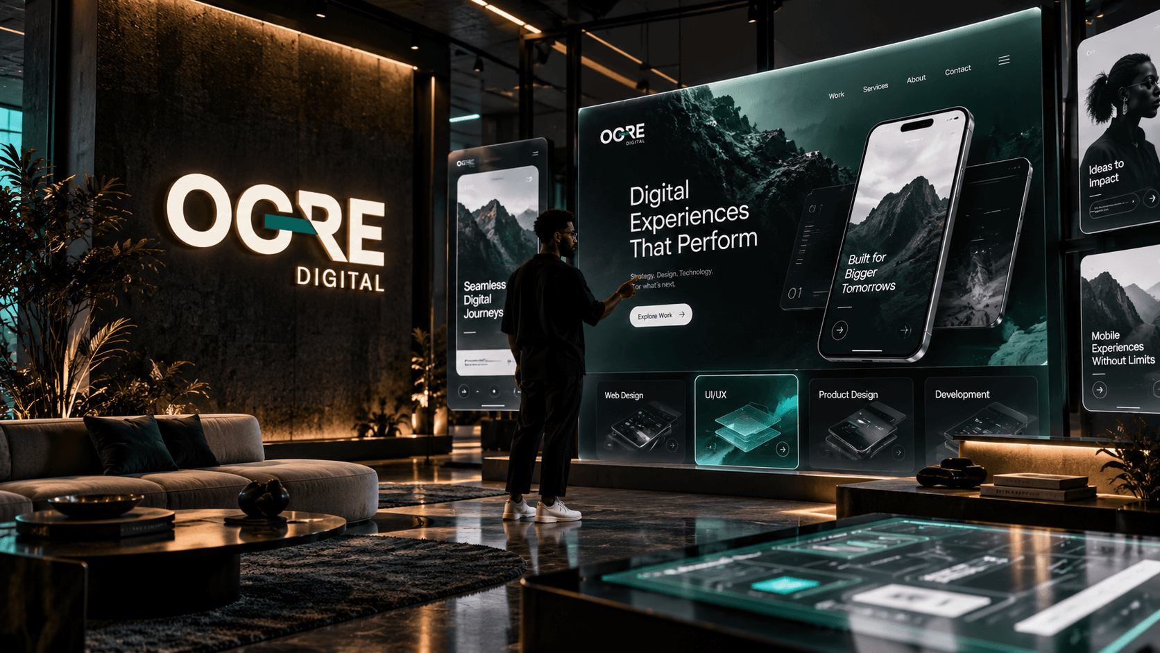 OGRE Digital high-performance web platform and user interface engineering